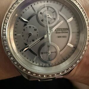 Citizen Eco-Drive Silver Chronograph Watch